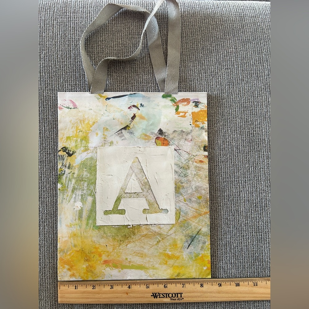 Anthropologie water color Shopping Bag